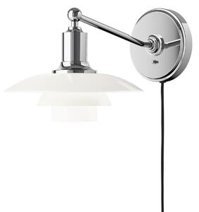 Nástěnná Svítidla Louis Poulsen, PH 2/1, stmívatelné, Metalická, Obývací pokoj, Sklo, Design