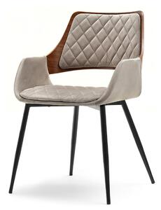 Židle Morgana (ořech + černá). Akce -20%