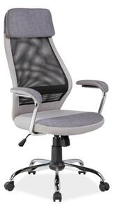 SIGNAL Kancelářská židle - Q-336, čalouněná, různé barvy na výběr Čalounění: modrá