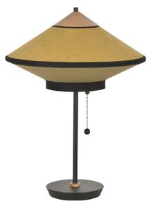Stolní lampa Forestier, Cymbal S, Bronzová / starobylá mosaz, Obývací pokoj, Tkanina / Textil, Design