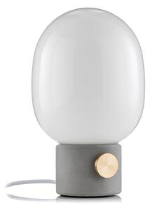 Stolní lampa Audo Copenhagen, JWDA, stmívatelné, Šedá, Obývací pokoj, Beton, Design