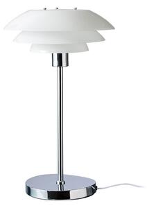 Stolní lampa Dyberg Larsen, DL31, Bílá, Obývací pokoj, Sklo, Skandinávský