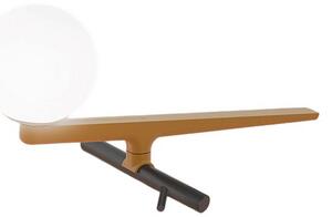 Stolní lampa Artemide, Yanzi, stmívatelné, Zlatá / mosazná, Obývací pokoj, Kov, Design