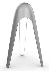 Stolní lampa Martinelli Luce, Cyborg, Šedá, Obývací pokoj, Kov, Design