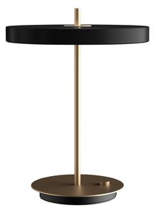 Stolní lampa UMAGE, Asteria Table, stmívatelné, Černá, Obývací pokoj, Hliník, Design