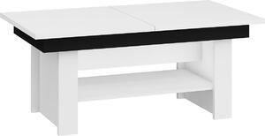 Konferenční stolek Mellie Bílá + černá. 746762
