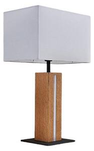 Stolní lampa Lindby, Garry, stmívatelné, Bílá, Obývací pokoj, Tkanina / Textil, Moderní