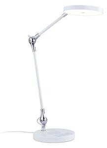 Stolní lampa Paulmann, Numis, stmívatelné, Bílá, Pracovna, Kov, Moderní