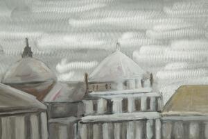 Nástěnná malba Mauro Ferretti Caso, 80x120x3,7cm