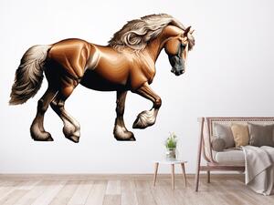 Běžící kůň arch 75 x 52 cm