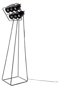 Stojací Lampa SELETTI, Multilamp, stmívatelné, Černá, Obývací pokoj, Kov, Design