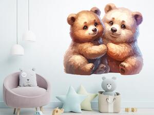 Roztomilí medvídci arch 120 x 107 cm