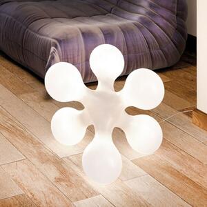 Stolní lampa kdln, ATOMIUM, Bílá, Obývací pokoj, Plast, Design
