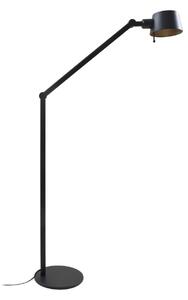 Stojací Lampa Lucande, Silka, Černá, Pracovna, Kov, Moderní
