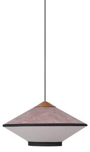 Závěsná svítidlo Forestier, Cymbal S, stmívatelné, Fialová, Obývací pokoj, Tkanina / Textil, Design