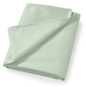 Světle zelené prostěradlo z bavlněného saténu 230x260 cm Cotton Sateen – Bianca