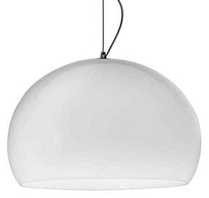 Závěsná svítidlo Kartell, FL/Y, stmívatelné, Bílá, Obývací pokoj, Plast, Design