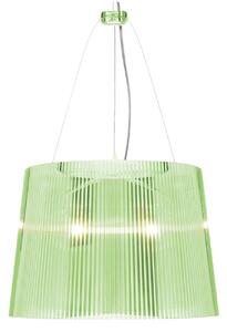 Závěsná svítidlo Kartell, Gé, Zelená, Obývací pokoj, Plast, Design