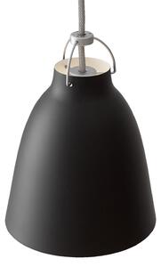 Závěsná svítidlo FRITZ HANSEN, Caravaggio P1, stmívatelné, Černá, Obývací pokoj, Kov, Design