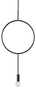 Závěsná svítidlo Northern, Circle, stmívatelné, Černá, Obývací pokoj, Kov, Design