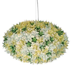Závěsná svítidlo Kartell, Bloom S1, Zelená, Obývací pokoj, Plast, Design