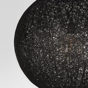 Černé závěsné svítidlo LABEL51 Inlab L, 45 cm