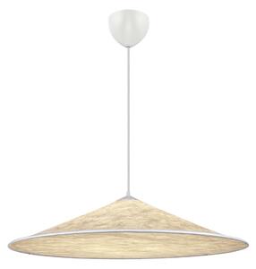Závěsná svítidlo DFTP by Nordlux, Hill, stmívatelné, Bílá, Obývací pokoj, Tkanina / Textil