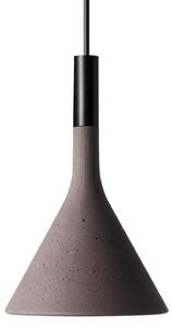 Závěsná svítidlo Foscarini, Aplomb Mini, stmívatelné, Hnědá / Rezavá, Kuchyně, Beton, Design