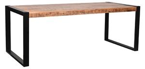 LABEL51 Přírodní masivní mangový jídelní stůl Leiden, 180 cm