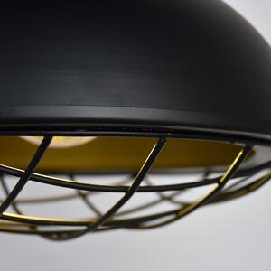 LABEL51 Černá kovová závěsná lampa Vaart L