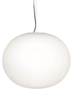 Závěsná svítidlo FLOS, GLO-BALL, stmívatelné, Bílá, Obývací pokoj, Sklo, Design