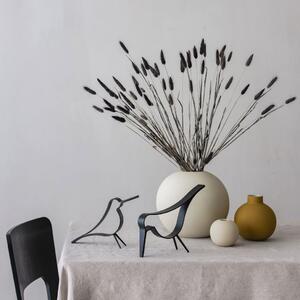 Cooee Design, Dřevěný dekorativní ptáček Woody Bird, střední | černá ED-02-01-BK