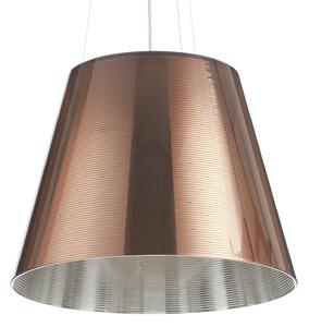 Závěsná svítidlo FLOS, KTRIBE, stmívatelné, Bronzová / starobylá mosaz, Obývací pokoj, Plast, Design