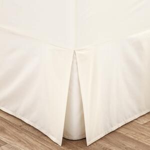 Krémový napínací perkálový potah na rám postele 135x190 cm Easy Iron Percale – Catherine Lansfield