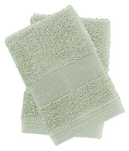 Zelené froté bavlněné ručníky v sadě 2 ks 30x30 cm Anti-Bacterial – Catherine Lansfield