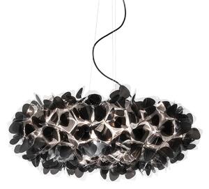 Závěsná svítidlo Slamp, Clizia Mama Non Mama, stmívatelné, Černá, Obývací pokoj, Plast, Design
