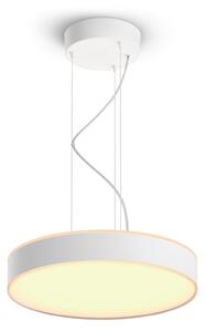 Závěsná svítidlo Philips Hue, Philips Hue, stmívatelné, Bílá, Obývací pokoj, Kov, Moderní