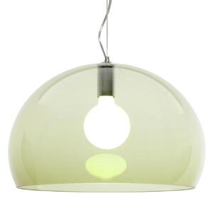 Závěsná svítidlo Kartell, FL/Y, stmívatelné, Zelená, Obývací pokoj, Plast, Design
