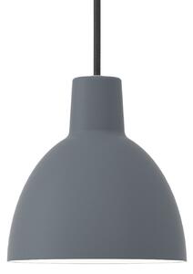 Závěsná svítidlo Louis Poulsen, Toldbod 170, stmívatelné, Šedá, Obývací pokoj, Kov, Design