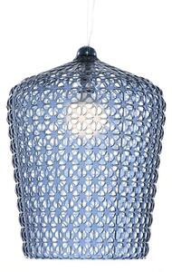 Závěsná svítidlo Kartell, Kabuki, Modrá, Obývací pokoj, Plast, Design