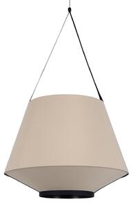 Závěsná svítidlo Forestier, Carrie M, stmívatelné, Obývací pokoj, Tkanina / Textil, Design