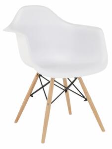 Jídelní židle Damiron PC-019 (bílá). Vlastní profesionální přeprava až k Vám domů 779797