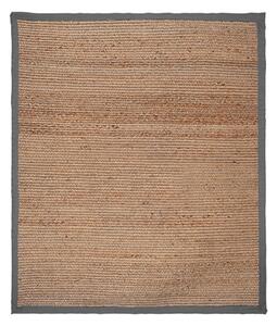 LABEL51 Přírodní/šedý koberec Braos z juty, 140x160 cm