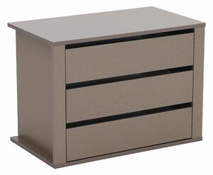 VNITŘNÍ ZÁSUVKY, jílová barva, 75/54/47 cm Carryhome - Šatní skříně