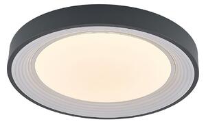 Stropní Lampa Lindby, Lindum, stmívatelné, Černá, Obývací pokoj, Kov, Moderní