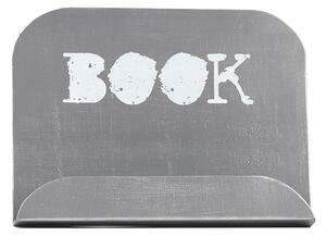 Šedý kovový držák na knihy LABEL51 Book