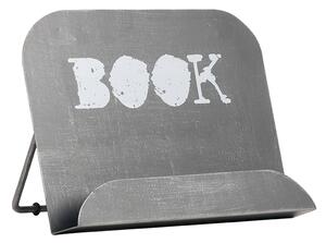 Šedý kovový držák na knihy LABEL51 Book