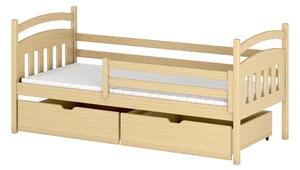 Dětská postel 80 cm Susy (s roštem a úl. prostorem) (borovice). Vlastní profesionální přeprava až k Vám domů 1012828