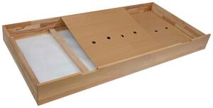 ÚLOŽNÝ PROSTOR POD POSTEL, 90/17,5/195 cm, buk Linea Natura - Kostry postelí & díly k postelím