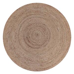 LABEL51 Přírodní kulatý koberec Braos XXL, 180x180 cm